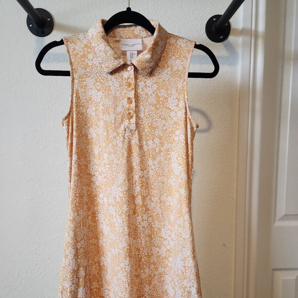 Laura Ashley Dresses Xs Yellow Gold Laura Ashley Floral Collared laura-ashley-dresses-xs-yellow-gold-laura-ashley-floral-collared